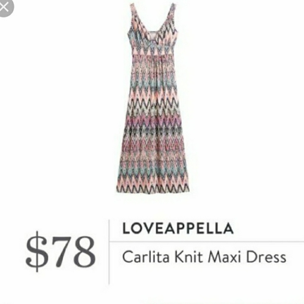 New! Stitch Fix! Loveappella Carlita Maxi Dress L
